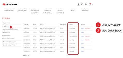 Vz Order Status