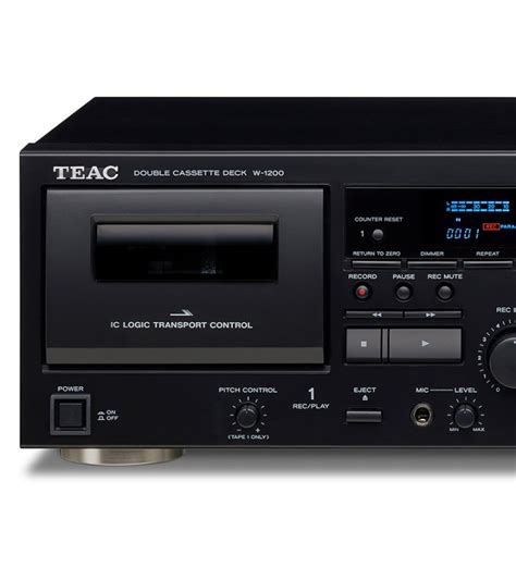 W-1200 Dual Cassette Deck TEAC USA