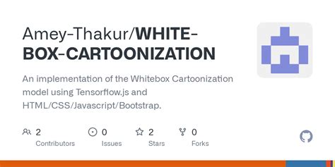 May 5, 2020 · I was absolutely speechless when I found White-Box-Cartoonization AI. Both in agony and joy.So here I am making another video on roughly the same concept, bu... 