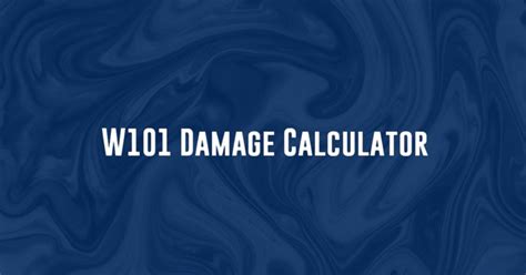 W101 damage calculator. This is a damage calculator for the MMORPG game Wizard101, created by Kingsisle Entertainment. You can check out the game here. There are many like it, but they're all horribly outdated! Also, none of them are open source! This damage calculator was designed to be: lightweight and easy to use; compatible with Windows, OS X, and Linux 
