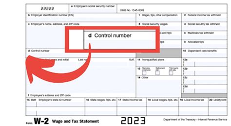 W2 Control Number