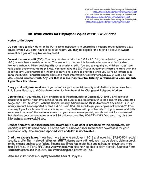 W2 Specifications 20182024 Form Fill Out and Sign Printable PDF