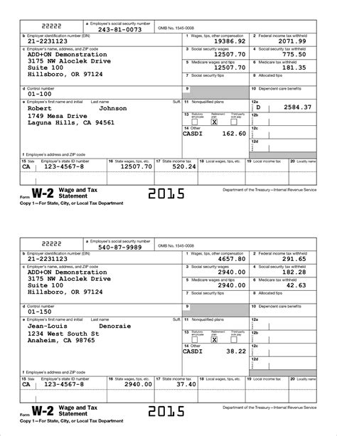 W2 and w3 forms