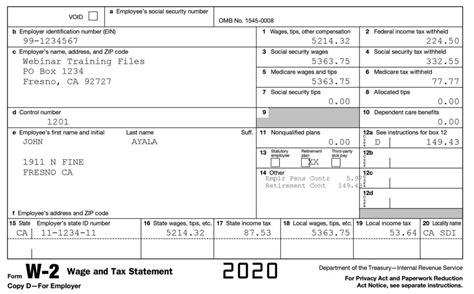 Simply stated, the IRS Form W-2 is a wage and tax 