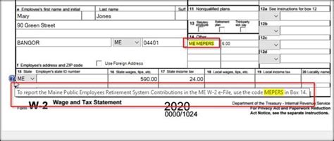 BOX 13 If Retirement Plan is checked, the amount deferred is listed 