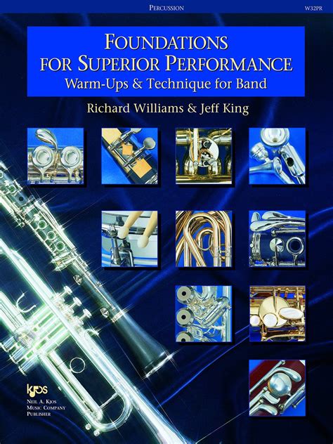 Download W32Pr  Foundations For Superior Performance Warmups And Technique For Band Percussion By Richard Williams