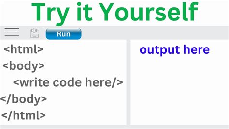 W3Schools Online Code Editor - Tryit Yourself
