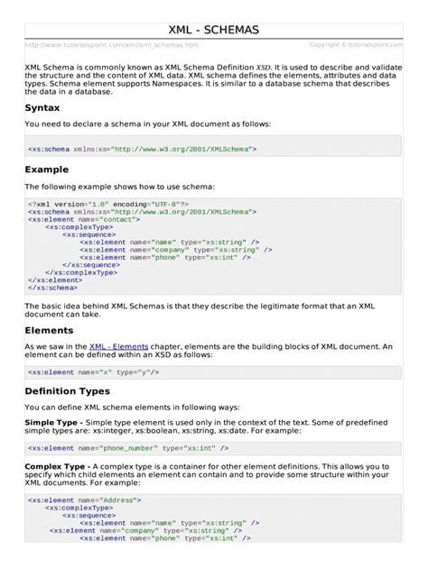 W3c Xml Schema Definition Language Xsd 1 1 Part 2 Datatypes