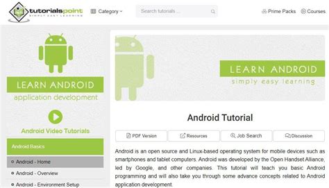 W3c android.  This basic knowledge will help you learn Android development more easily. ...