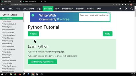 W3schools python