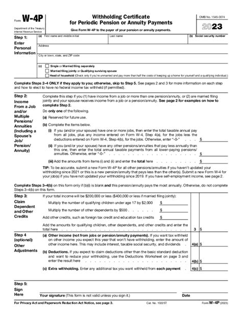 W4P Form Office of the State Comptroller