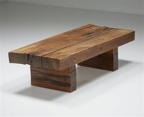Wabi-Sabi Wooden Coffee Table - Retro Oval Dining Table for Home ... - balustradellc
