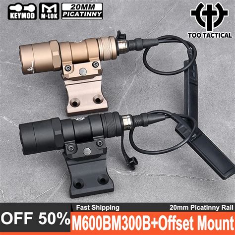 WADSN Hunting Flashlight Offset Mount For M-LOK /Keymod …