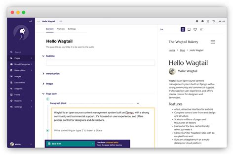 Wagtail CMS - Django Content Management System - coolestguyplanet.net