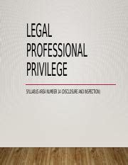 Waiver of legal professional privilege - practical … - balustradellc