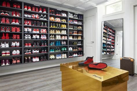 Walk in Sneaker Closet - balustradellc