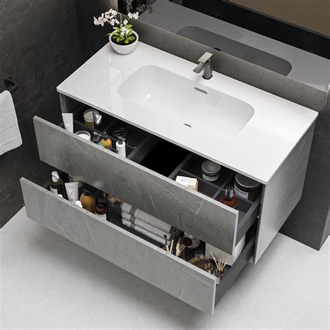 Wall Hung Vanity Units | Floating Sinks - Bathroom City - balustradellc