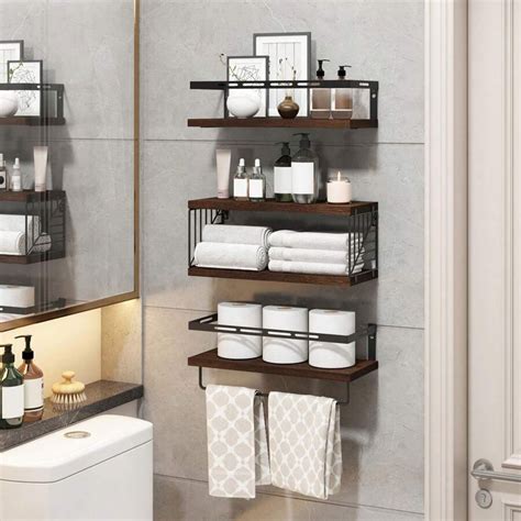 Wall Mounted Bathroom Shelves for Organized Spaces … - balustradellc