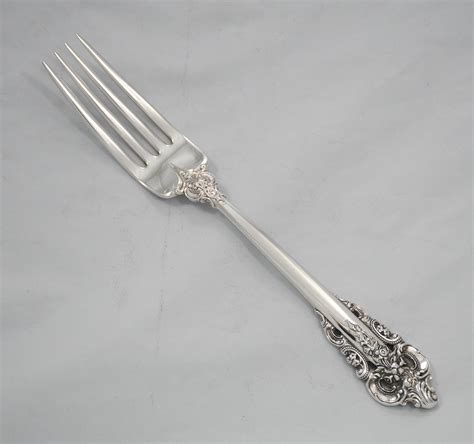 WALLACE GRANDE BAROQUE STERLING SILVER DINNER FORK …