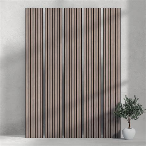 Walnut 10ft 118" Wood Slat Ultralight Flexible Wall Panels‚ Black Felt - balustradellc