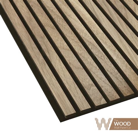 Walnut Acoustic Wood Panel - 120x60cm Slat Wall … - balustradellc