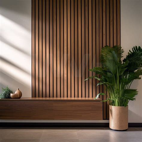 Walnut Natural Wood Wall Acoustic Panel | Floor and Decor - balustradellc