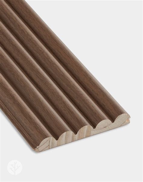 Walnut Ridge Fluted Tambour Wood Effect Wall Panels - balustradellc