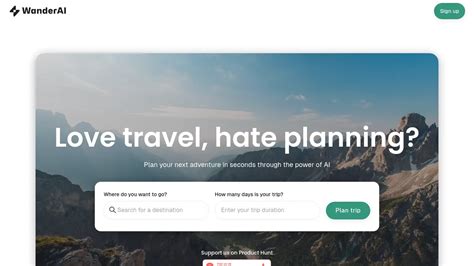 WanderAI | Smart Travel Planning - coolestguyplanet.net