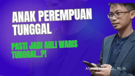 Warisan Anak Tunggal Perempuan - balustradellc