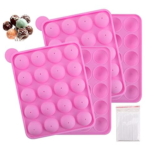 WARMBUY 20 Cavity Silicone Cake Pop Mold Lollipop …