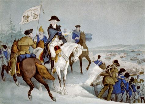 WASHINGTON AT TRENTON. Drawn by