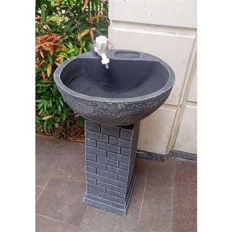 Wastafel Cuci Tangan Batu Alam - balustradellc