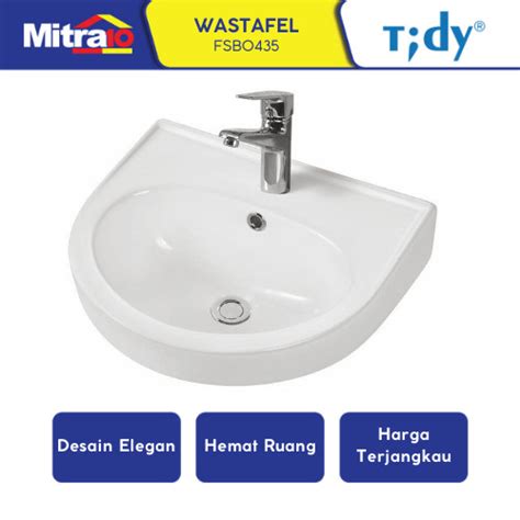 Wastafel Gantung TIDY YT EASY FSB0446 Putih Glossy - balustradellc