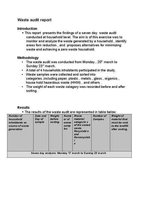 Waste Audit Report W - Queen's University - raincitystudios.com