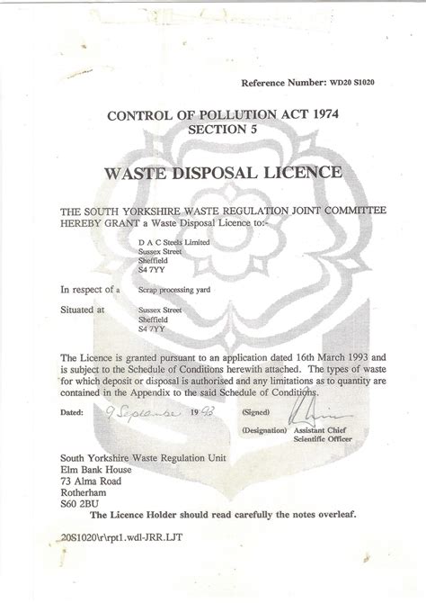 Waste Disposal License for Small Business - consultant.biz - balustradellc