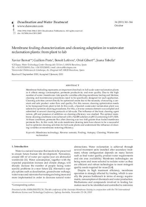 Wastewater seasonal characterization and evaluation of reclamation ... - raincitystudios.com