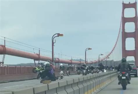 WATCH: Afternoon sideshow takes over Golden Gate Bridge