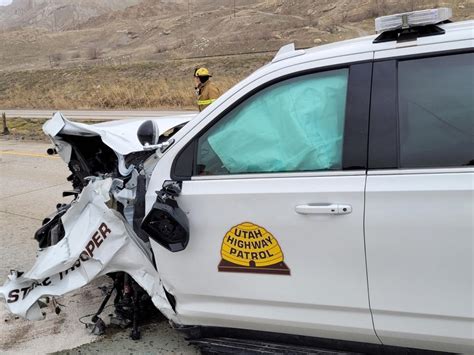 WATCH: Dashcam footage from Utah Highway Patrol shows wrong-way driver crash