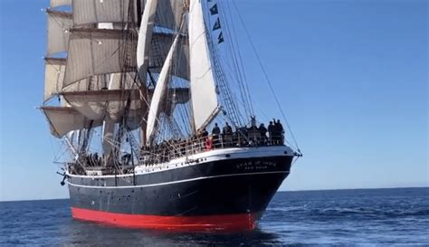 WATCH: Historic 'Star of India' sets sail around the San Diego Bay