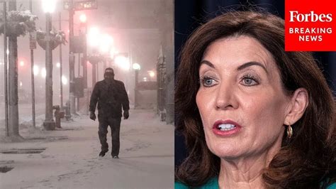 WATCH: Hochul briefing on incoming blizzard