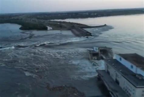 WATCH: Ukraine accuses Russia of destroying major dam, warns of ecological disaster