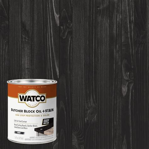 WATCO Ebony Black Food-Grade Interior Butcher … - balustradellc