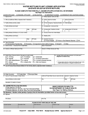 Water Bottling Plant License Application Procedures - balustradellc