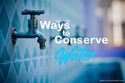 Water Conservation: 45 ways to conserve water - balustradellc