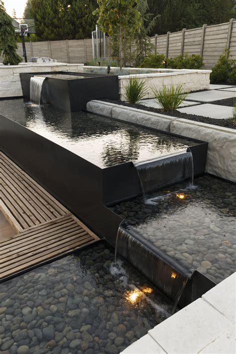 Water Features for Contemporary Landscapes - balustradellc