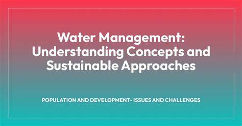 Water Management: Understanding Concepts and … - raincitystudios.com