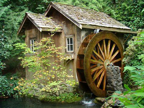 Water Mills and Wheels - Tide Mill Institute - raincitystudios.com
