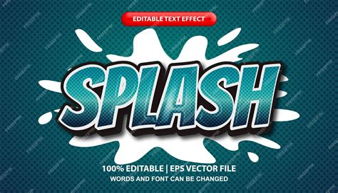 Water Splash Text Effect Images - Free Download on Freepik - muktibox.com