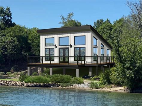 Waterfront House Plans | The House Plan Shop - balustradellc