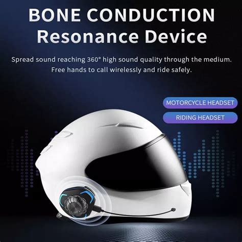 Waterproof Bone Conduction Speaker Motorcycle Bluetooth Helmet Headset ... - balustradellc